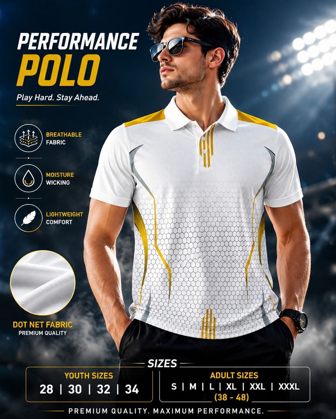 Performance polo t-shirt 10
