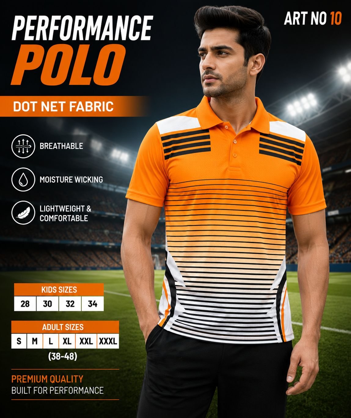 Performance polo t-shirt 11