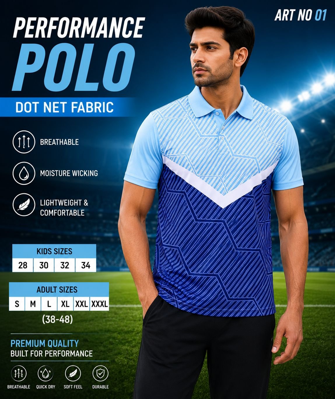 Performance polo t-shirt 12